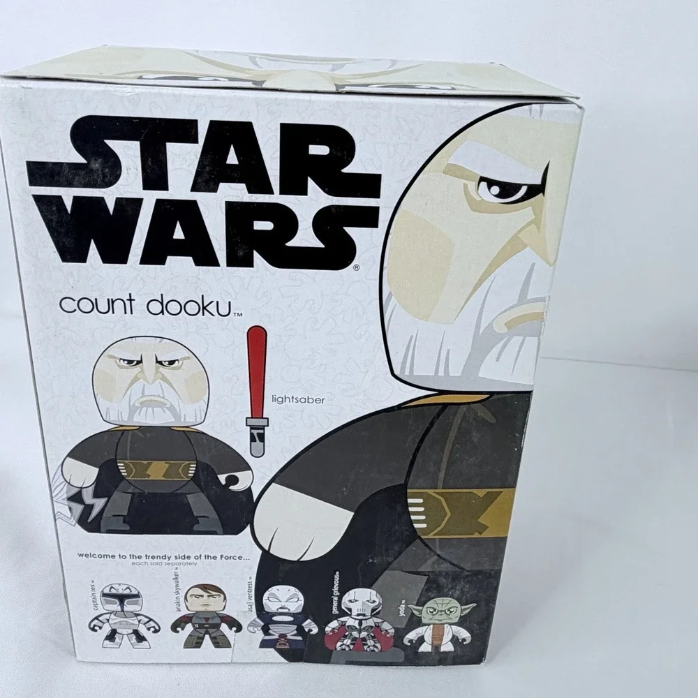 Hasbro Star Wars Mighty Muggs Count Dooku Vinyl Action Figure 2007‎
